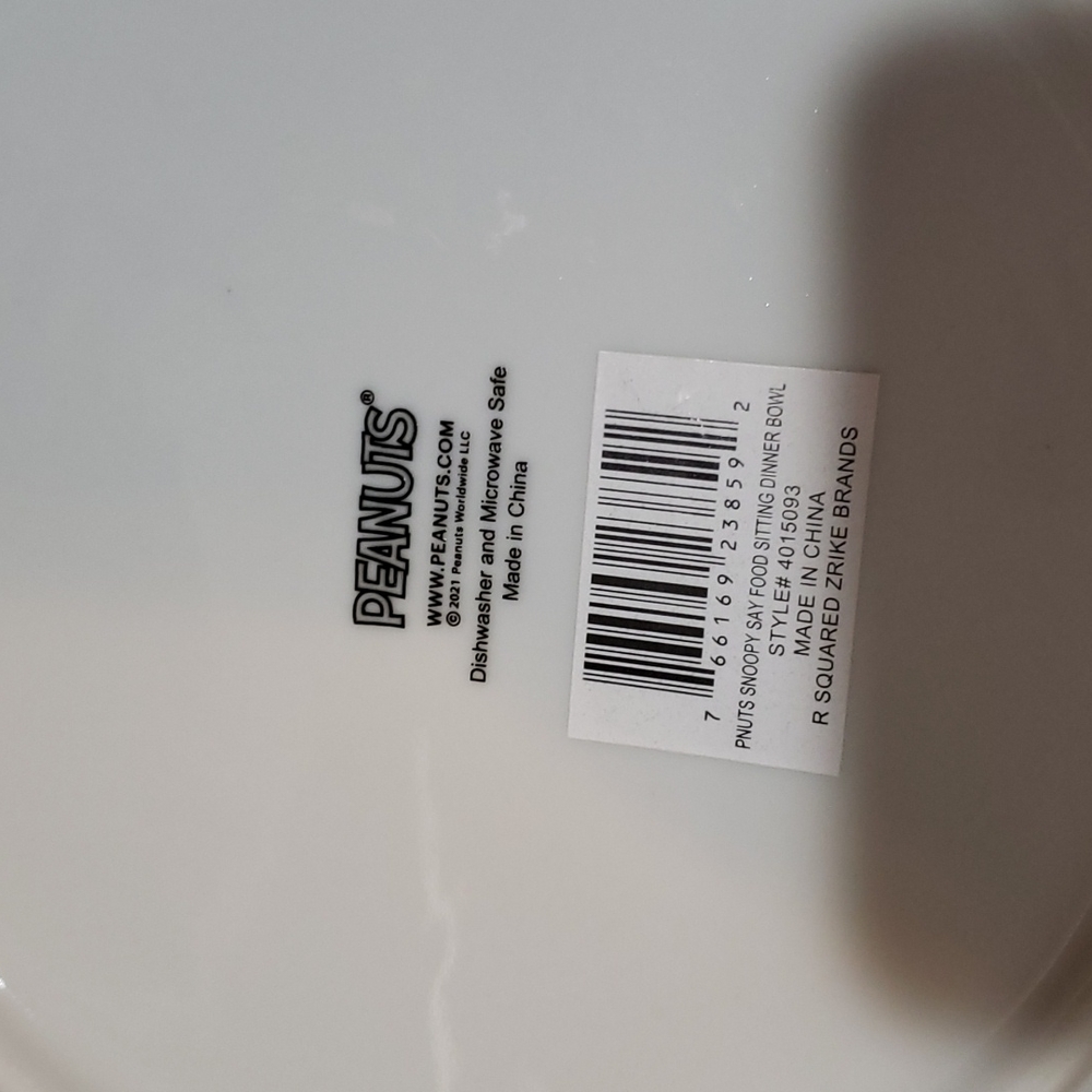 Snoopy Woodstock dinner bowl NWT - Picture 5 of 5